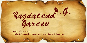 Magdalena Garčev vizit kartica
